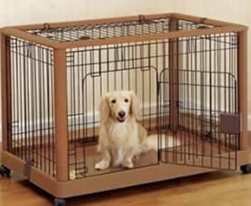 Application: welded dog cages