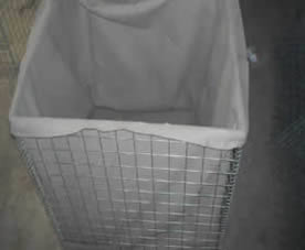 Applications: welded gabion box